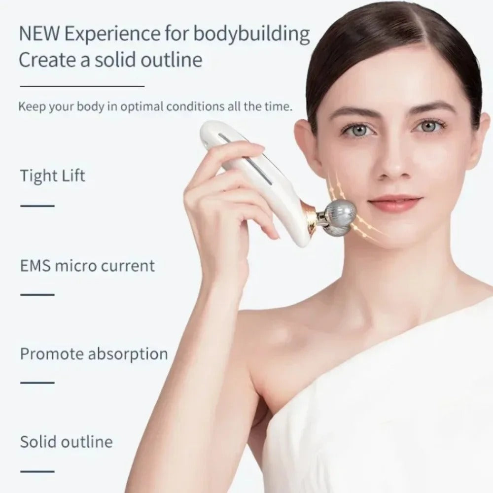 Electric face massager roller