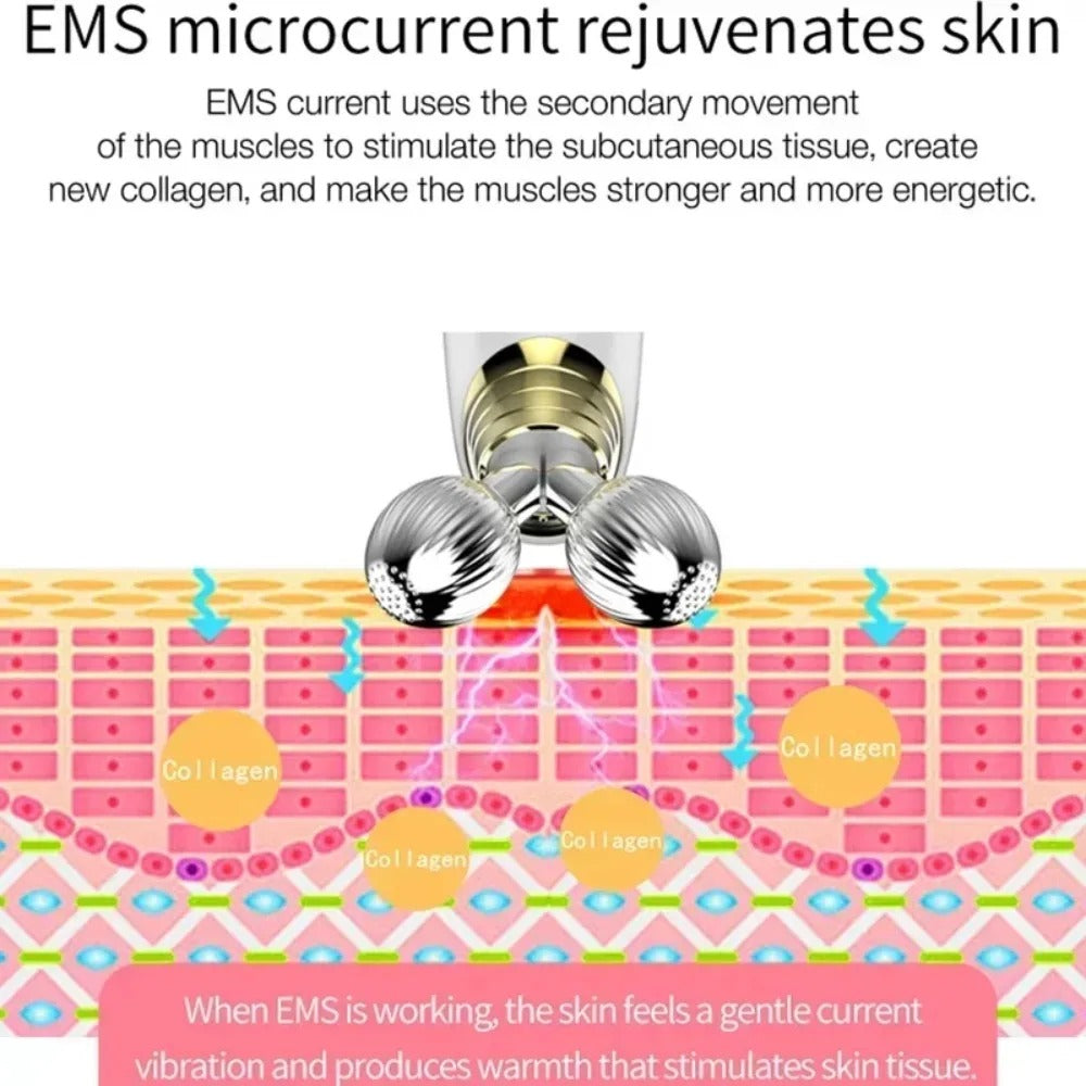Electric face massager roller