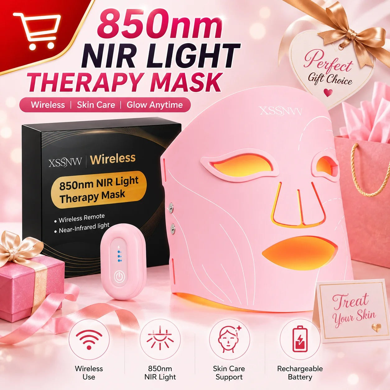 LED Light Therapy Face Mask